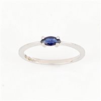 Anello Zorzan Gioielli Donna in Oro bianco Zaffiro 0.30 Ct ANPZ193Z - ANPZ193Z